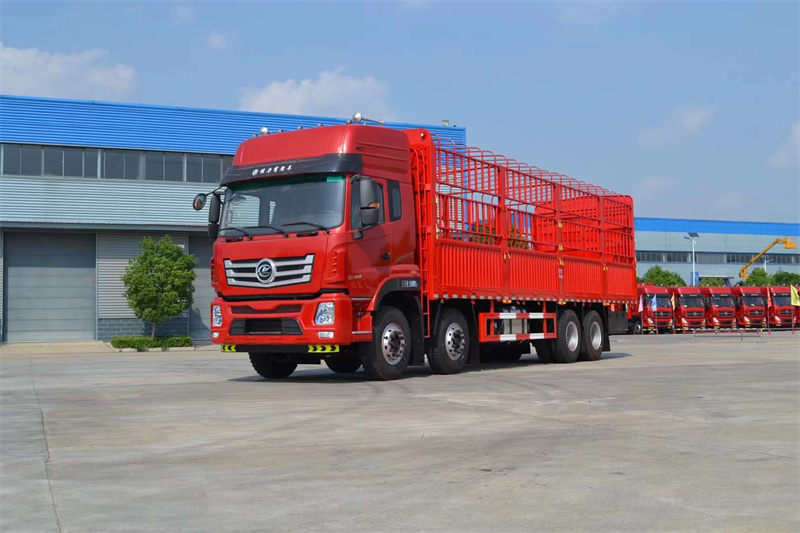 程力前四后八9.6米倉(cāng)柵車(chē)CL5310CCY6FD